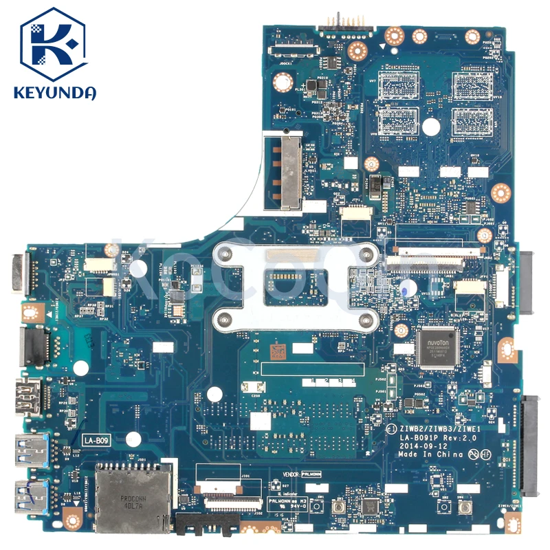 Imagem -06 - Placa-mãe do Portátil para Lenovo B4080 Notebook La-b091p 3558u 3805u I34030u I35020u I5-5200u Gpu 2g 5b20k06819 Testado