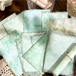 31pcs/pack Retro Dyeing Material Paper Gentle Wind Series DIY Journal Material Decoration Bottom Non-self-adhesive