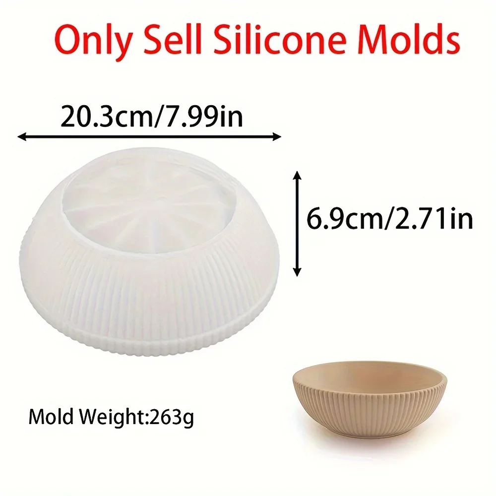 1 Ring Silicone Mould for Epoxy, Candle Making, Plaster Cement Succulent Planters, Decorative Pot Crafts, DIY Craftsmen Gifts view 5