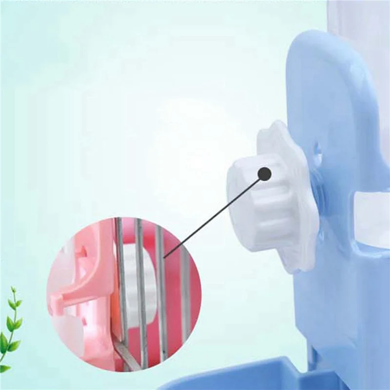 

B62B-3X 500 мл поилка для попугаев и птиц, голубей, поилка для питьевой воды, миска для кошек, собак, клетка, подвесное устройство для диспенсера для воды