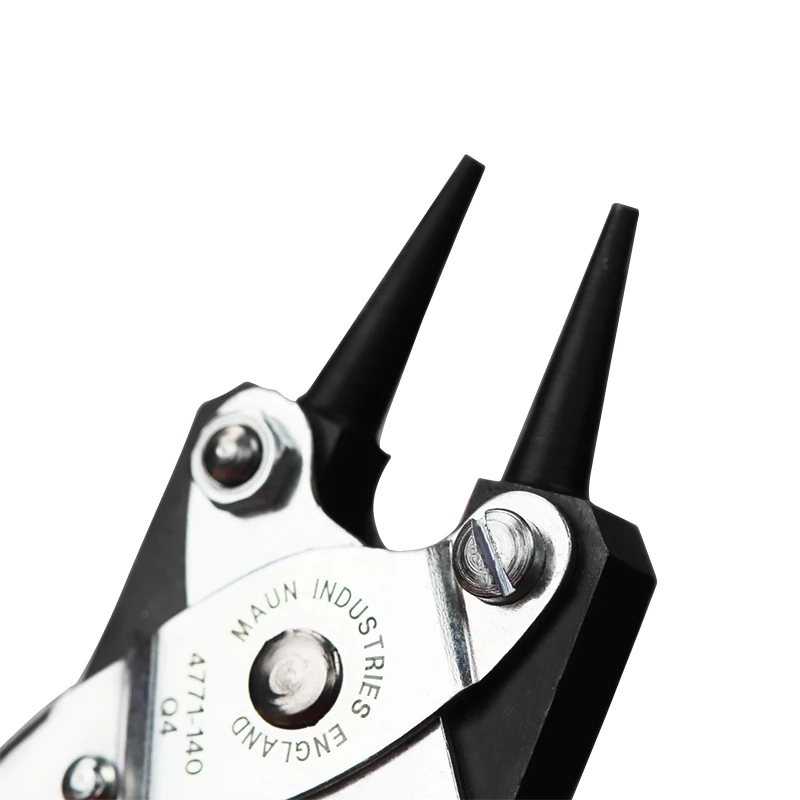 MAUN 4770‑140 Parallel Plier Round Smooth Jaws Wire Looping Coil Forming Plier for Jewellery Making Craft Work
