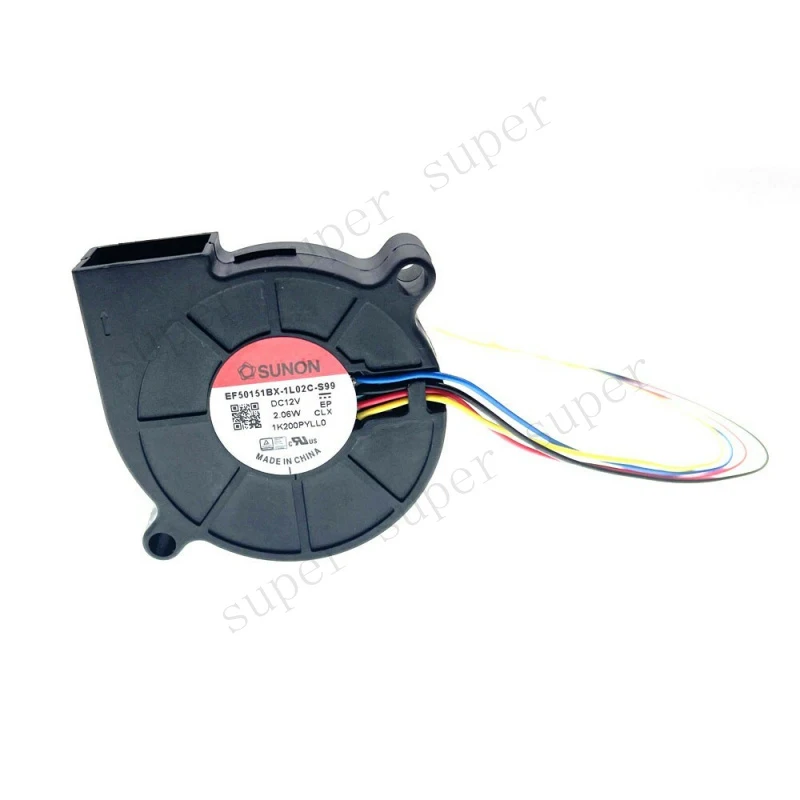 S+   3D Printer Printing Blower Fan Sunon 50mm 5015 12V PWM 4Wire EF50151BX-1L02C-S99