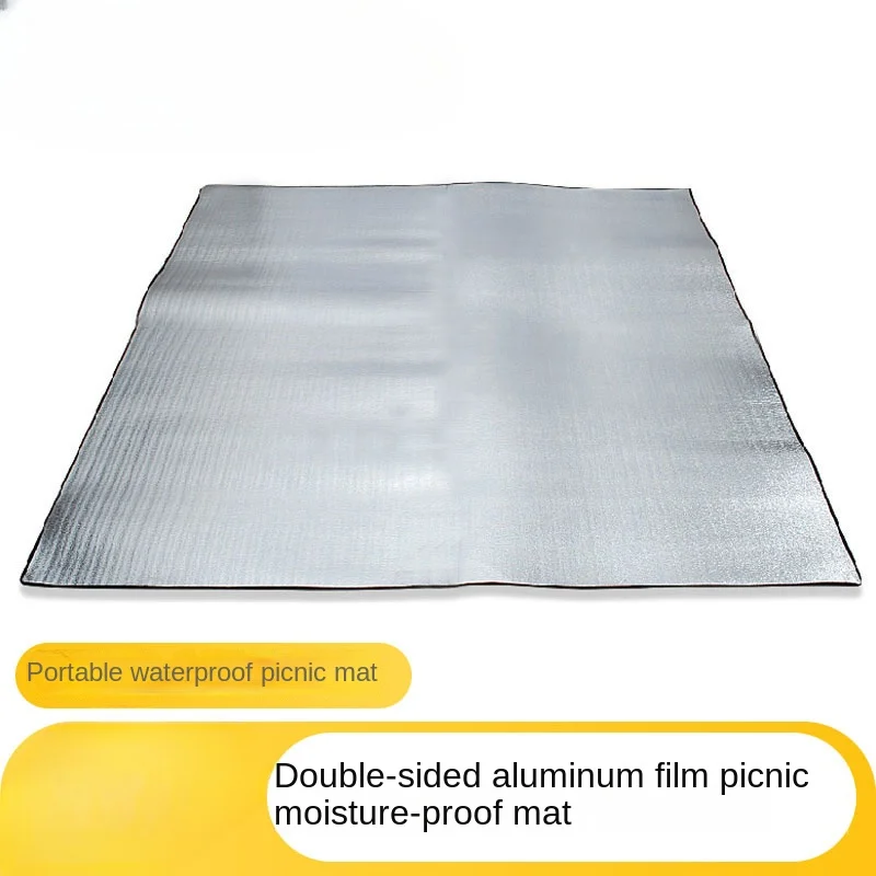 

Camping Double-sided Aluminum Film Picnic Moisture-proof Mat Thickened Outdoor Portable Tent Waterproof Sleeping Mat