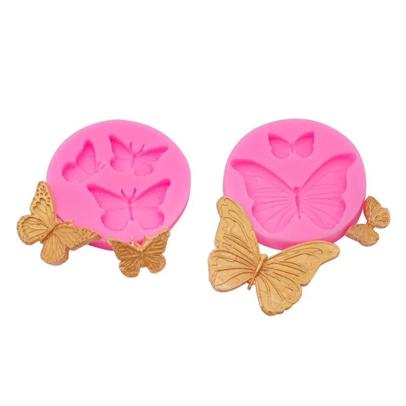 Butterfly Silicone Molds Mini Butterfly Fondant Cake Baking Mold DIY Silicone Butterfly Chocolate Polymer Clay Molds