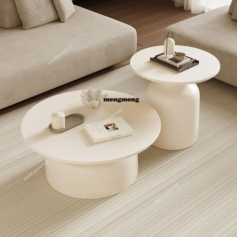 

New rock slab love household living room coffee table small apartment home combination movable small coffee table