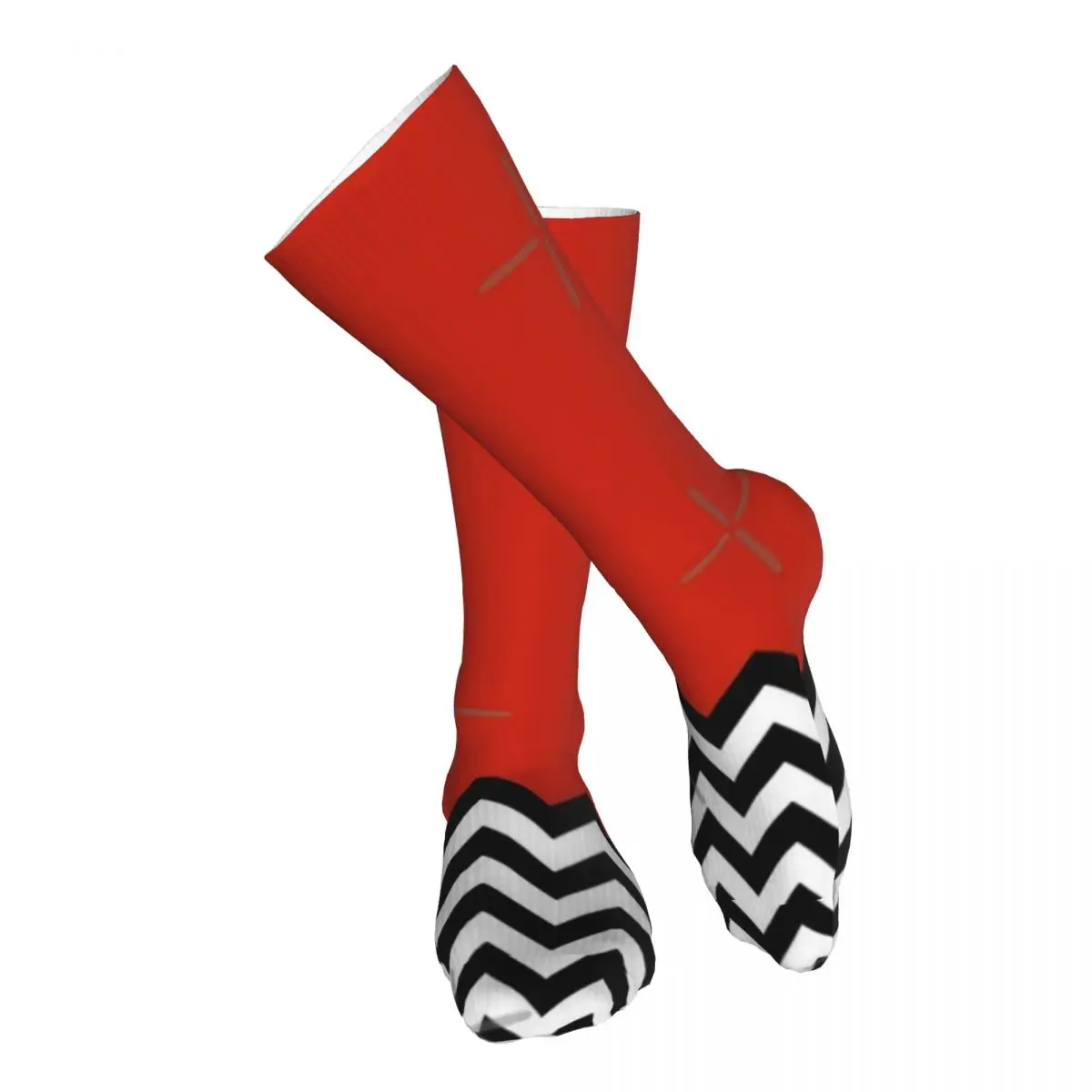 Black Lodge (Twin Peaks) Inspired Graphic Adult Stockings Moisture absorbent For Daily Matching Thigh length Socks Customised