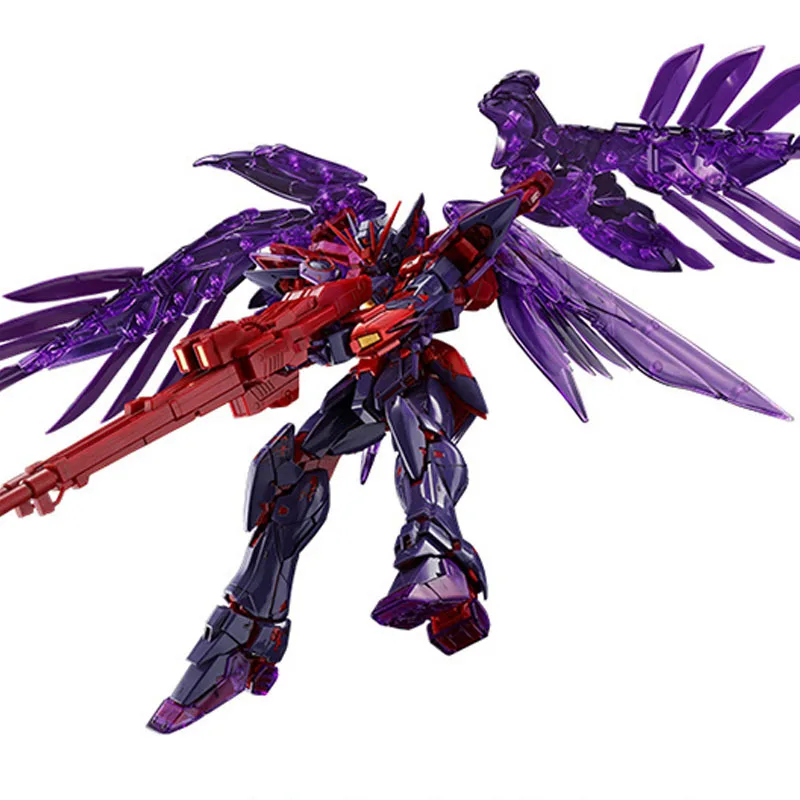 Bandai Originele MODEL KIT GUNDAM MG WING GUNDAM NUL EW [CROSS CONTRAST KLEUREN/CLEAR PAARS] 1/100 Anime Figuur Montage Speelgoed