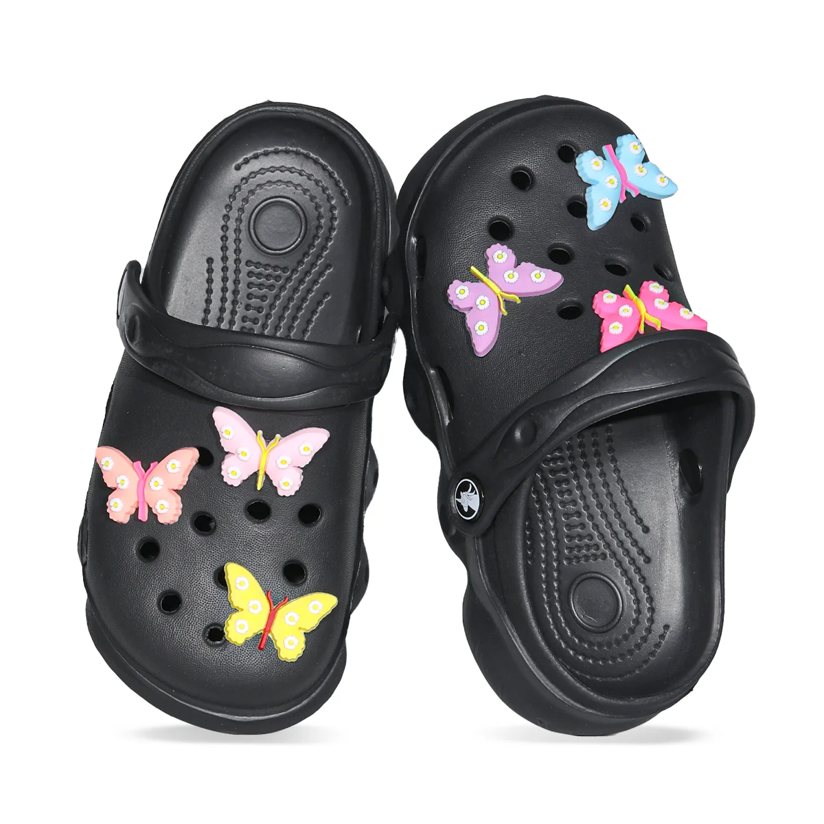Kinder-Clogs, Leichte EVA-Gartenschuhe, Wasserdichte Rutschfeste Sandalen, Bequeme Slip-On Schuhe für Drinnen und Draußen 1214 – Detail 18