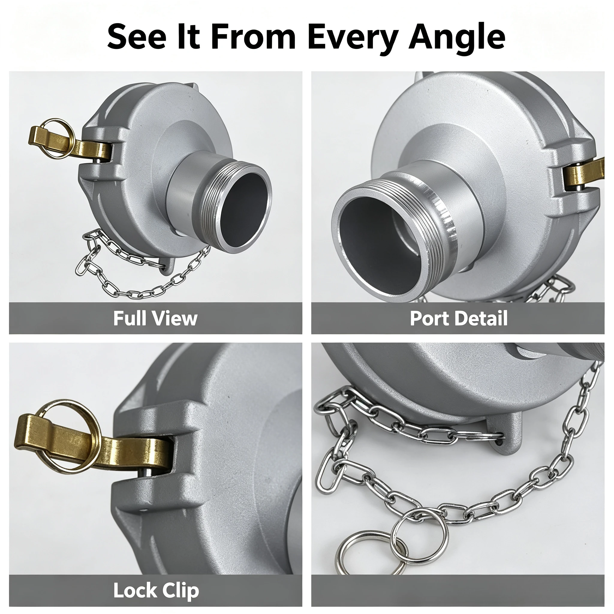 Aluminum Alloy API Descending Coupler API Female Reducing Coupling