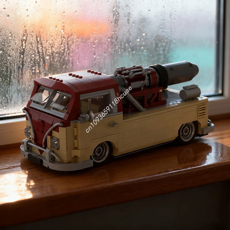 

1516pcs MOC Oklahoma Willy Jetbus Iconsed Model Building Blocks Architecture DIY Creative Christmas Gift Idea Kids Toy Birthday