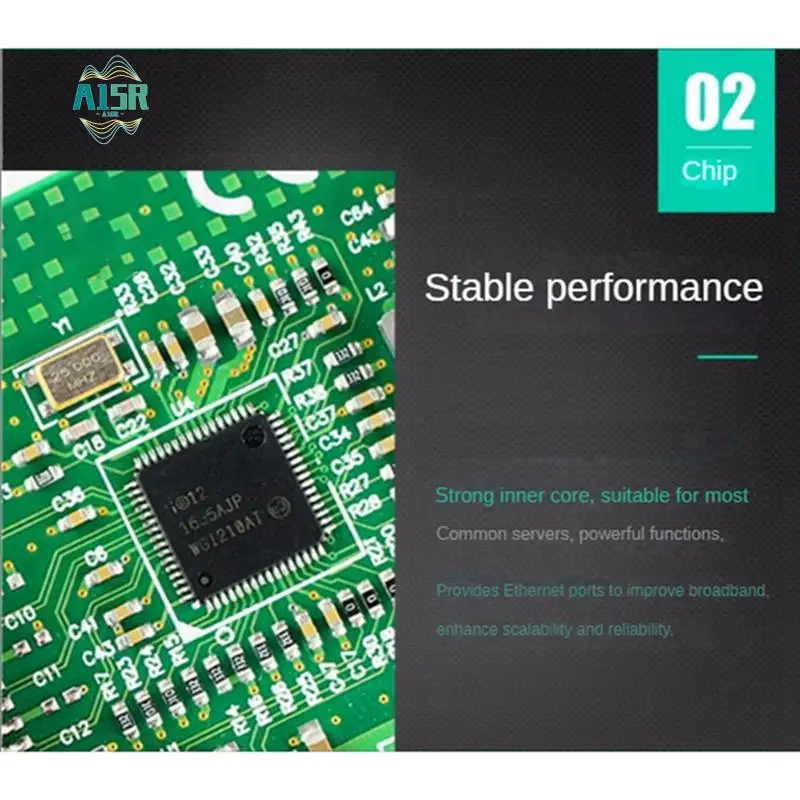 

A15R -1Set I210-T1 PCI-Ex1 Gigabit Single Port Server Desktop Wired Network Card I210AT Chip Network Card PCB