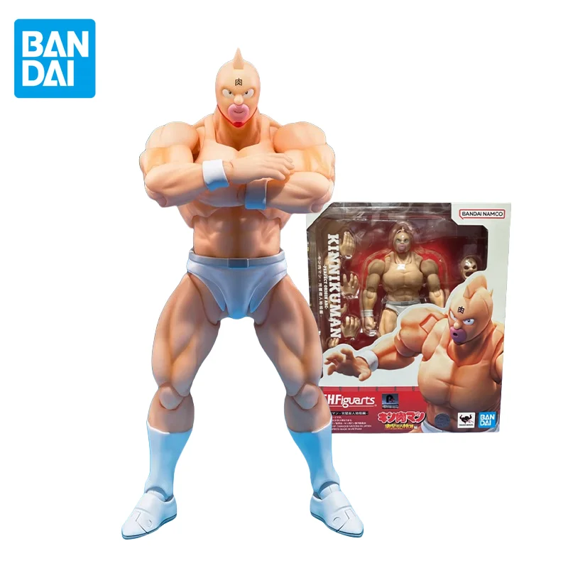 

Bandai Original Anime Figure S.H.Figuarts KINNIKUMAN Action Figure Toys for Kids Gift Collectible Model Ornaments