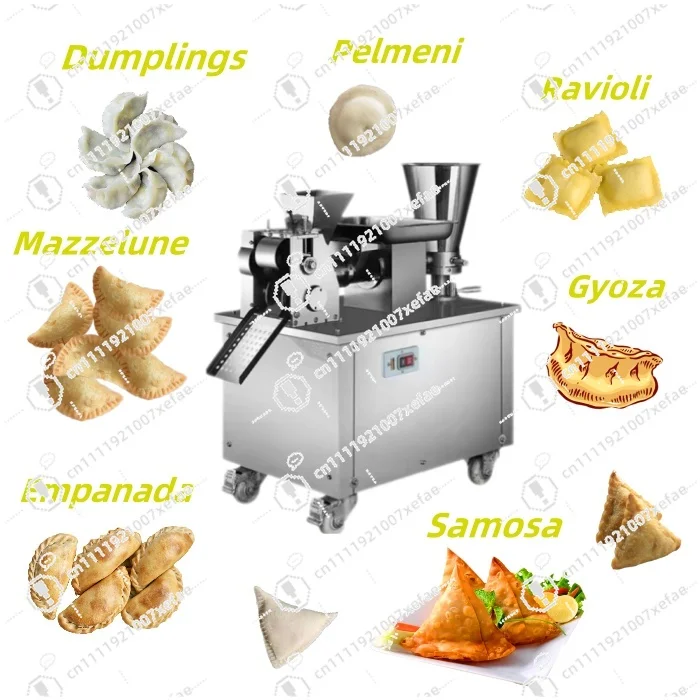Batter Large Wonton Empanada Making Machine Automatic Meat Patty Making Machine Dumpling Making Machine for Sale