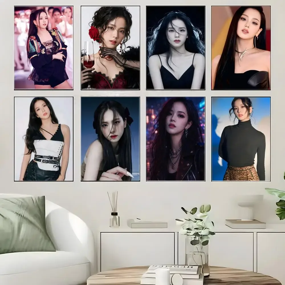 Star K-Kims Jis Soos Poster Self-adhesive Art Waterproof Paper Sticker Coffee House Bar Room Wall Decor