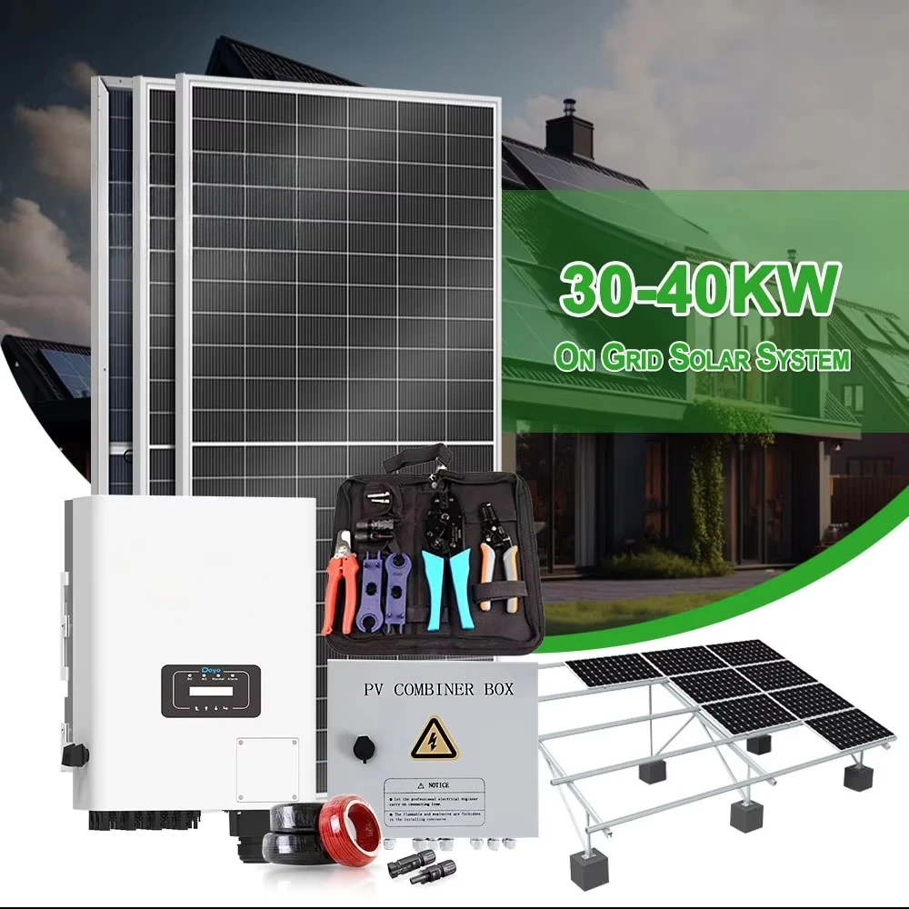 Full Complete Home Solar Energy System 10kw 20kw 30kw 40kw 50kw Solar Power Systems for the Whole House