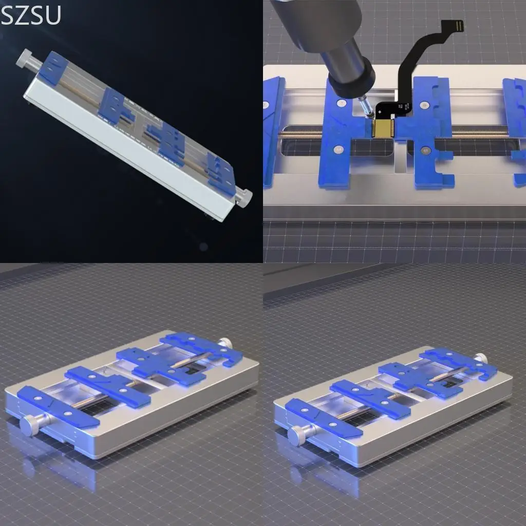 SZSU K23 Dual Shaft Universal Phone PCB Board Soldering Holder Fixture for phone