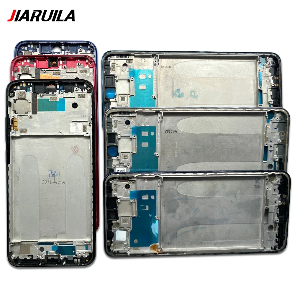 NEW Front Housing Middle Frame LCD Frame Screen Bezel Cover Holder Replacement Parts For Xiaomi Redmi Note 7 8 Pro 9S 9 Pro