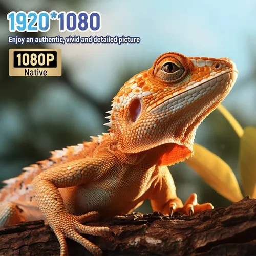 Imagen 2 del producto HORLAT-Proyector Android 4K de 35000 lúmenes, decodificación 8K, vídeo, Audio, cine en casa, enfoque automático, Keystone, 5G, WiFi, Proyector portátil