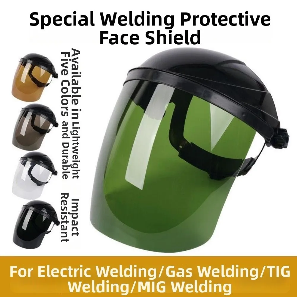Face Protector Welding Protective Mask Adjustable Dust-proof Welding Helmet Anti Shocking Full Face Visor Welder Mask Cooking