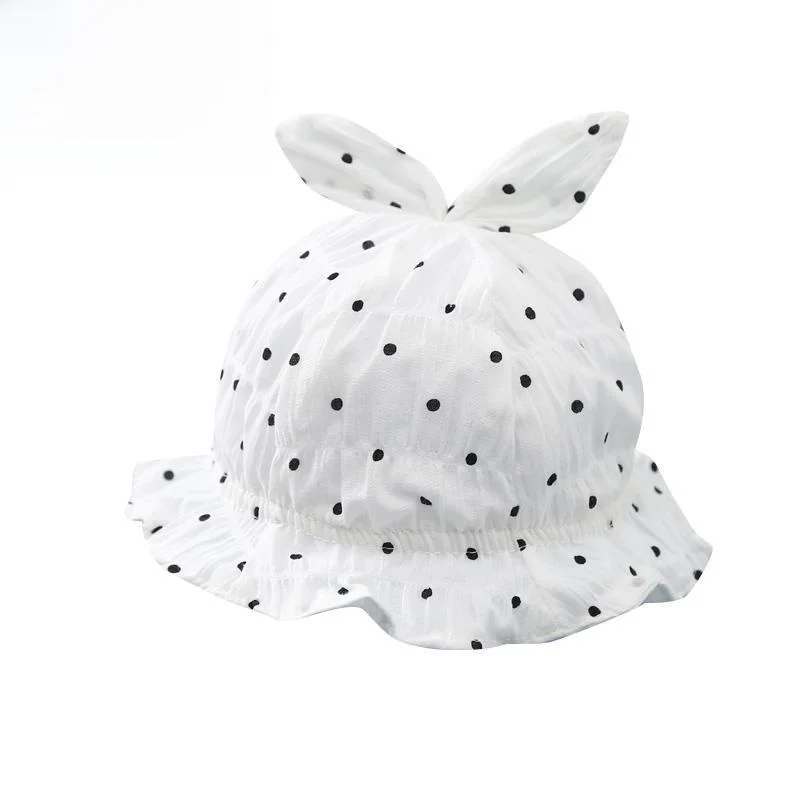 Baby Newborn Hat Thin Unisex Princess Rabbit Sunshade UV Protection Fishing Cap Children's Outdoor Camping Sun Protection Cap