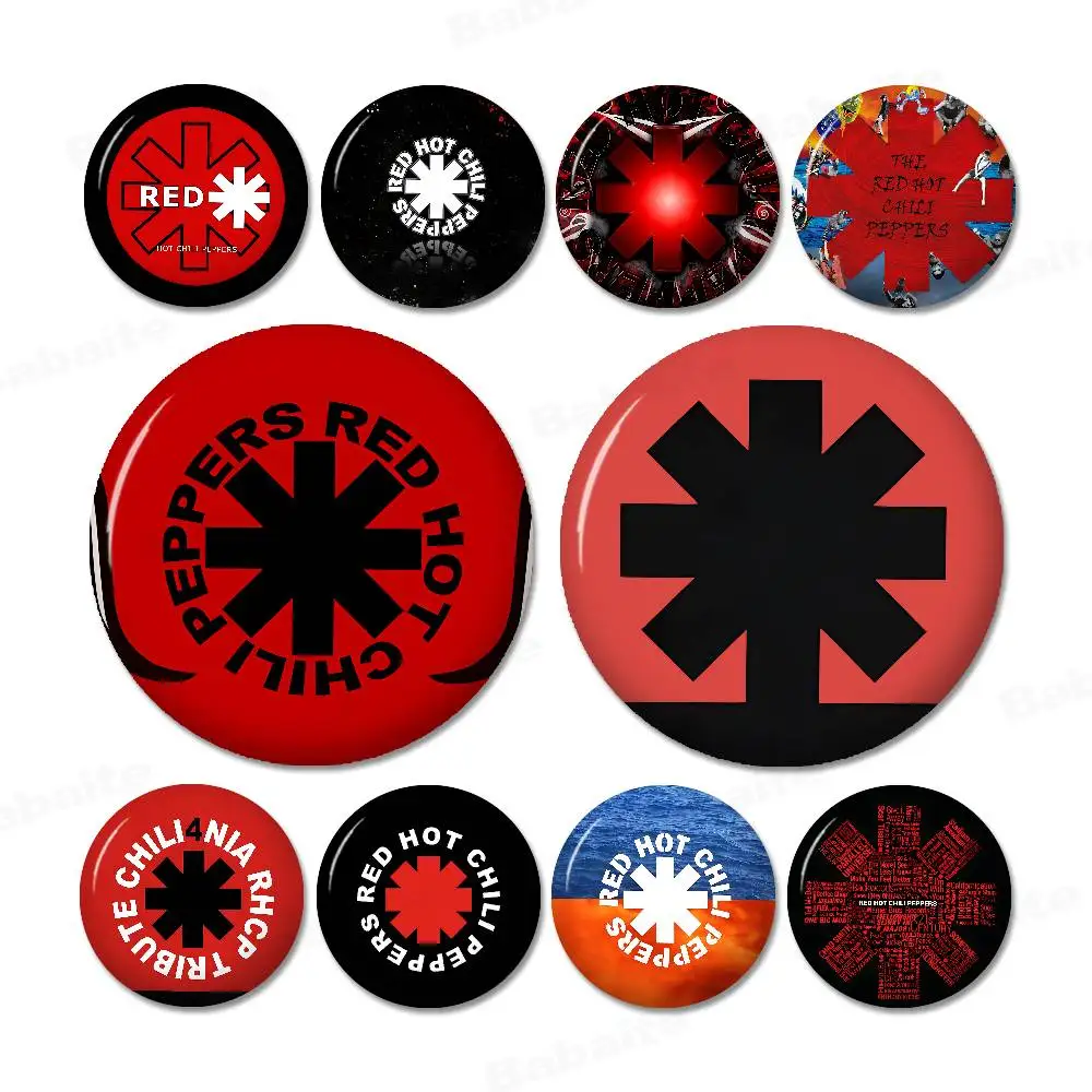Red Hot Chili P-Peppers Band 58mm Animals Funny Brooches Badge Backpack Clothes Gift Accessory