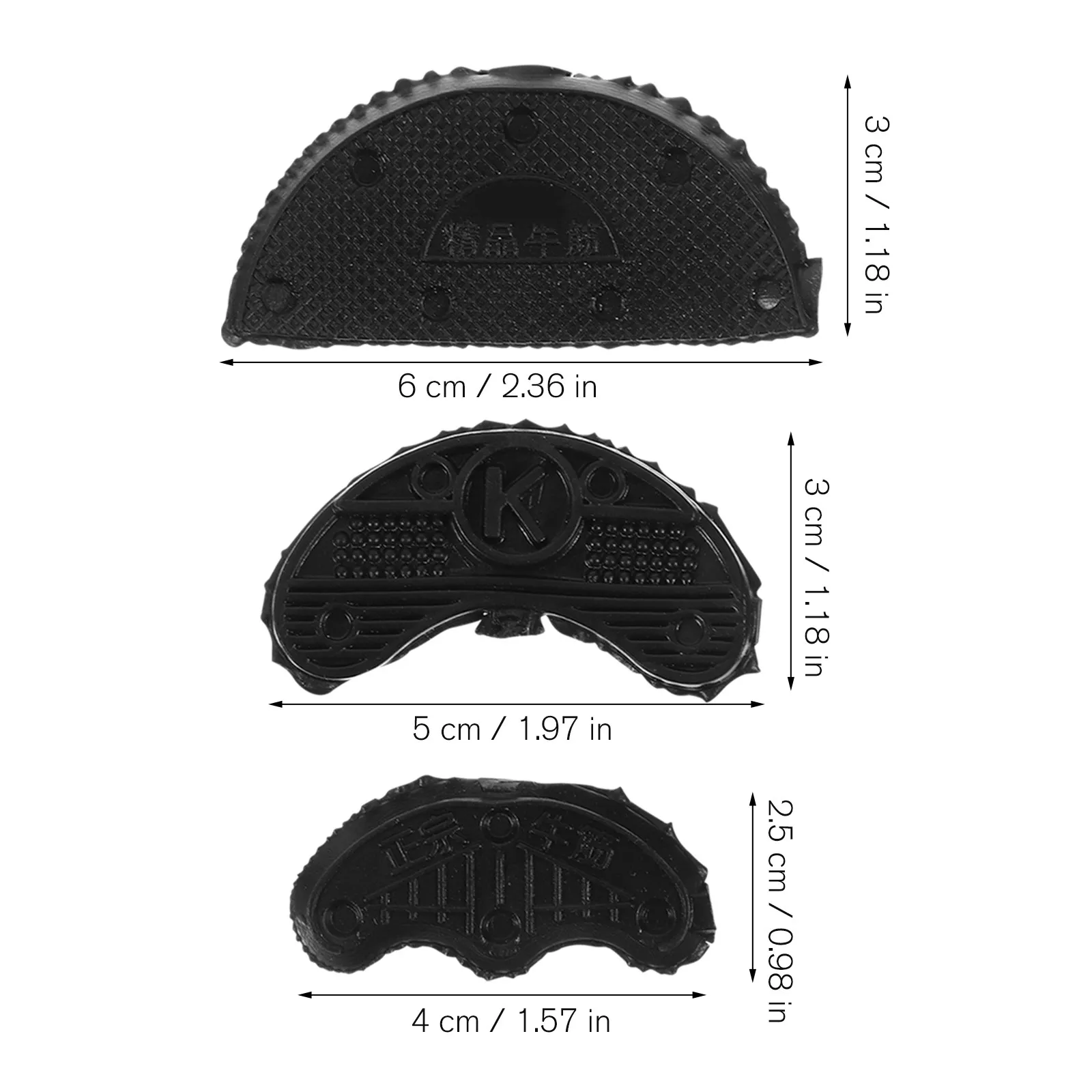 1Set Sole Repair Pads Non-Slip Sneaker Sole Protectors Plastic Anti-Skid Shoe Pads for Men Women Sports Flat Shoes