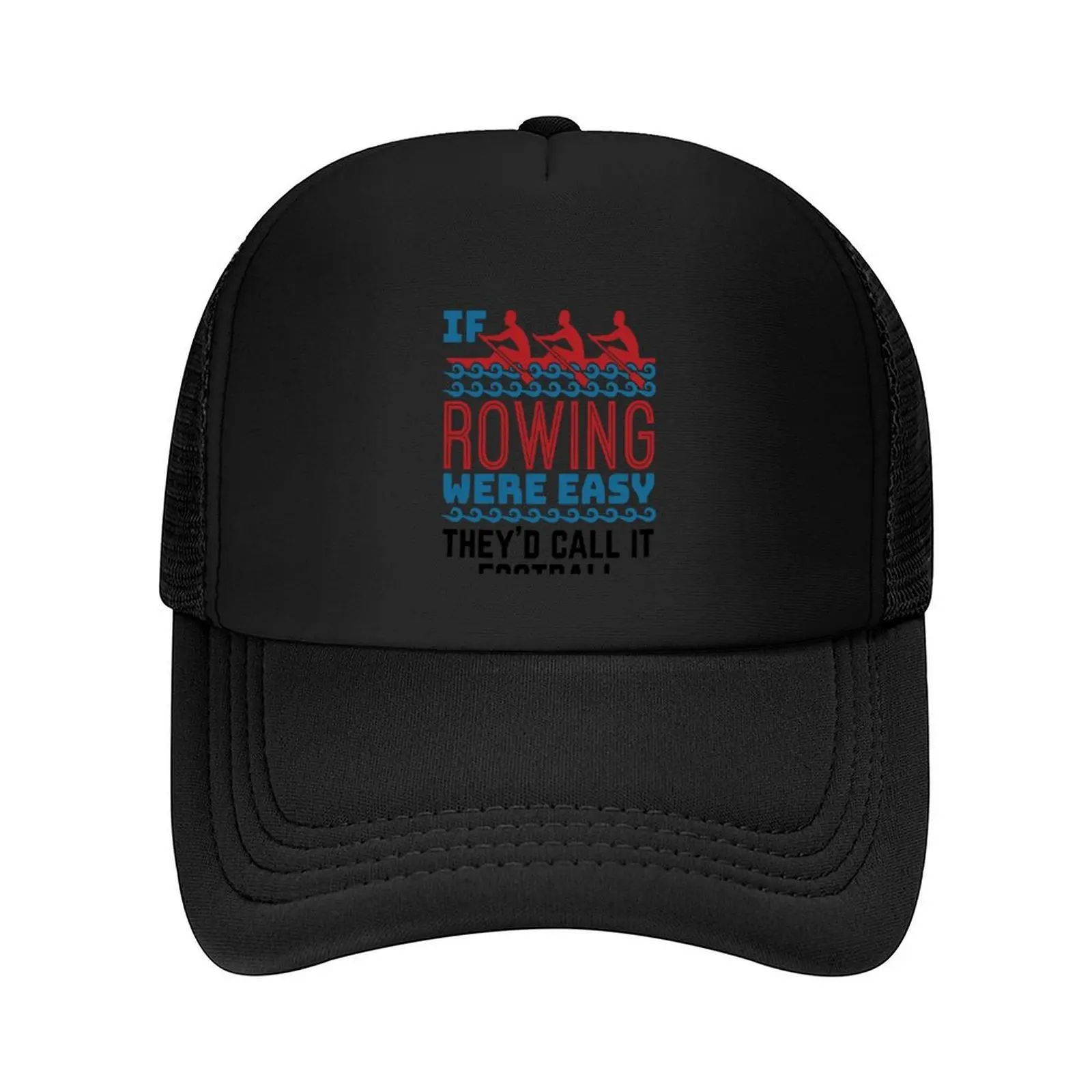 

If Rowing Were Easy They'd Call It Football Baseball Cap hats on offer Dropshipping Funny hats Vintage Sun Hats For Women Men's