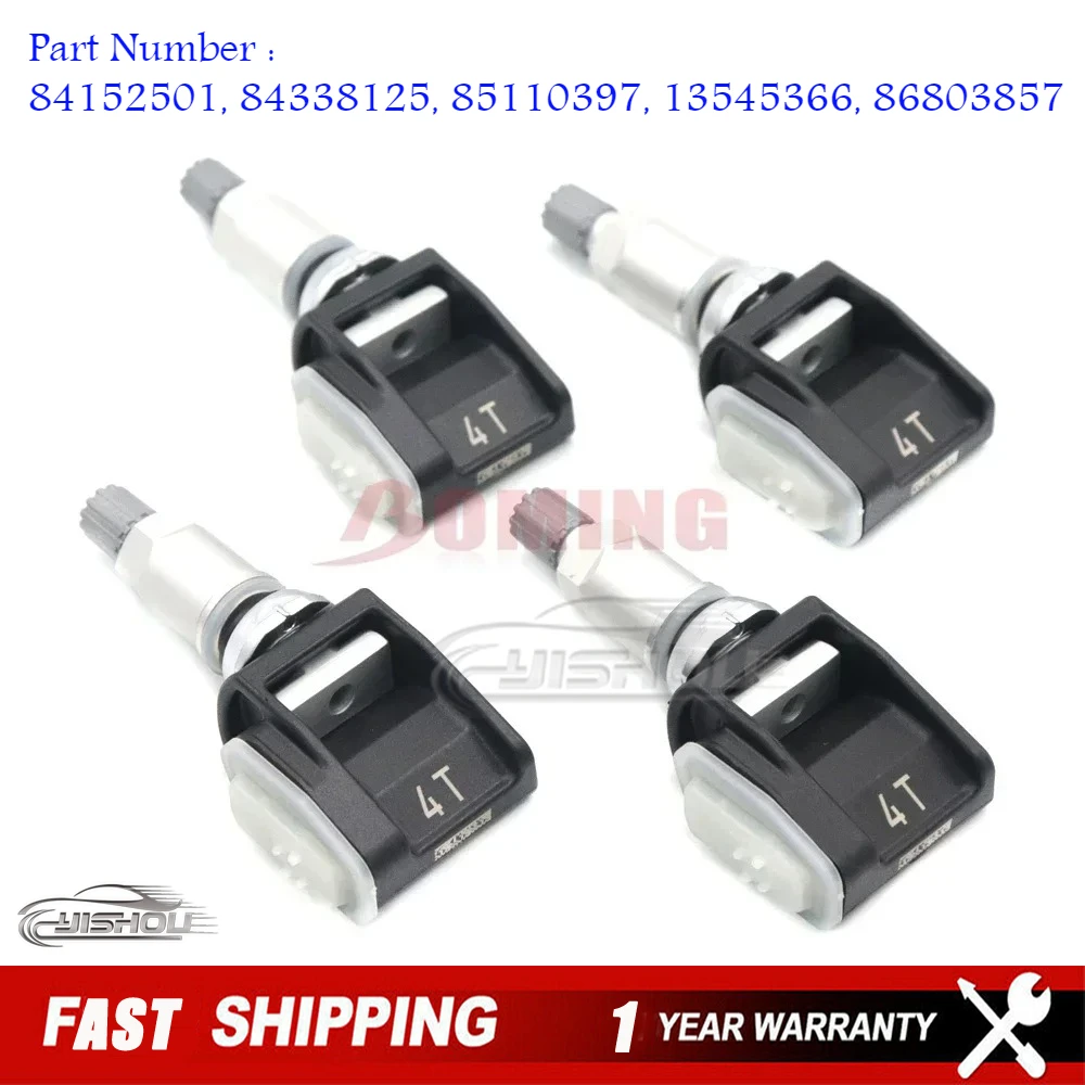 

TPMS 84152501 Датчик контроля давления в автомобильных шинах для Cadillac Escalade Chevrolet Silverado 1500 GMC Sierra 433 МГц 84338125