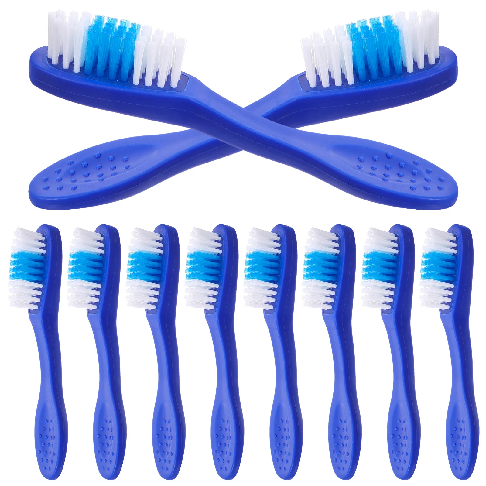 

10pcs Anti-Self-Harm Toothbrush Mini Size Soft Bristle Wear-Resistant Oral Cleaning Brush For Prison Detention Use