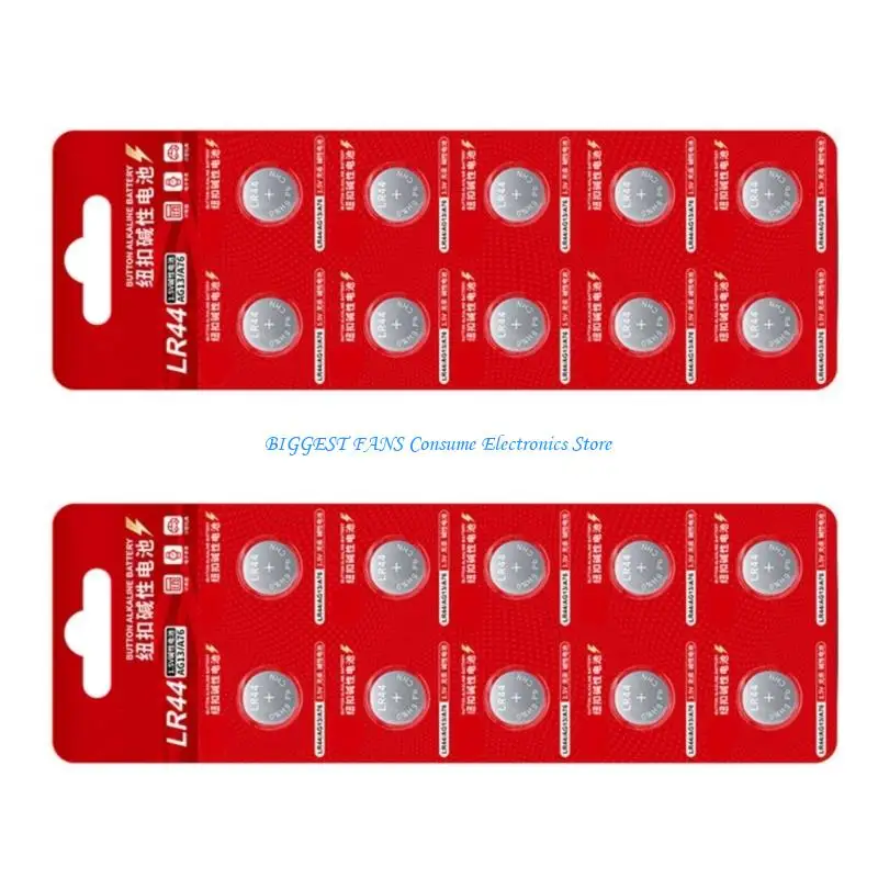 

10/20pcs LR44 Alkaline Button Cell Batteries 1.5V for Watches Calculators