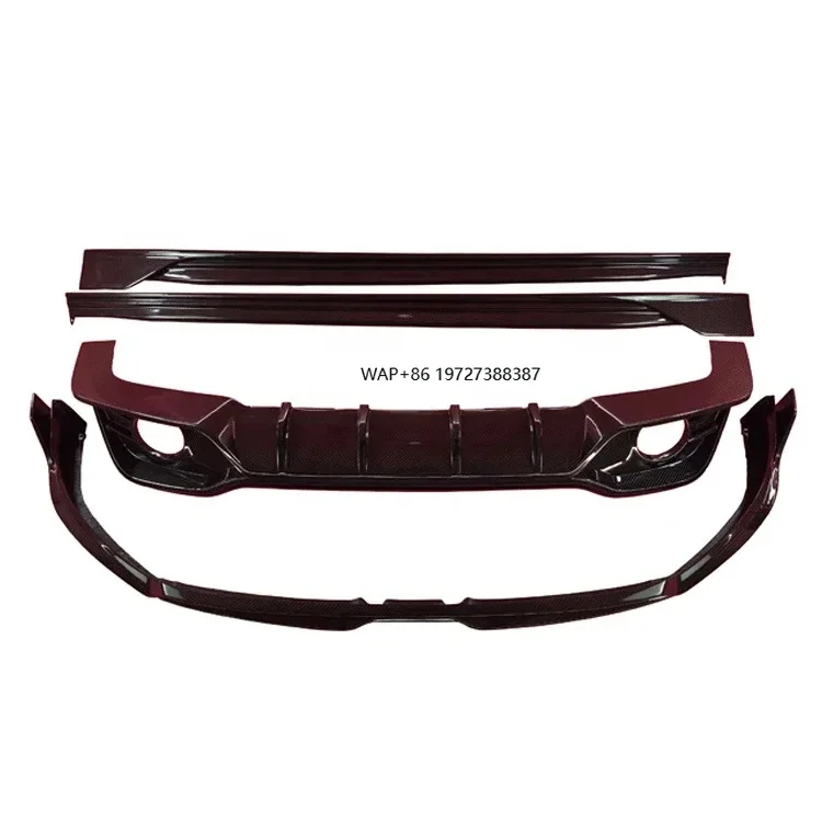 

CSYP 2020 2023 for Golf8 MK8 GTI8 Real DRY Carbon Fiber High Quality Carbon Black Front Bumper Lip Side Skirt Rear Lip