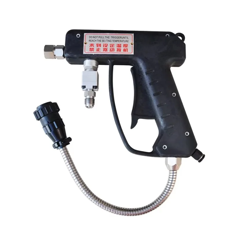 Semi-Automatic Industrial Air Glue Gun Wood Encased Cold Glue Applicator Machine with Line or Spray Nozzle for Adhesive