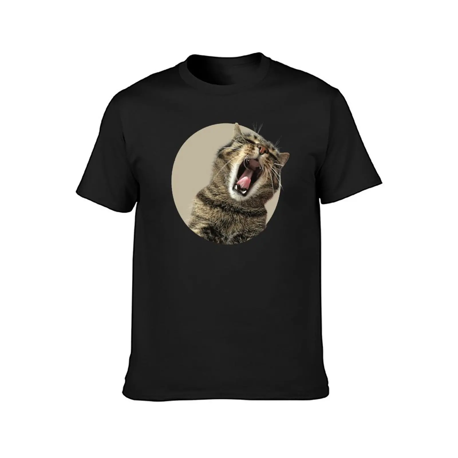 Cat vs Tiger 1, funny real cats design T-Shirt new edition blacks plus size tops men clothes