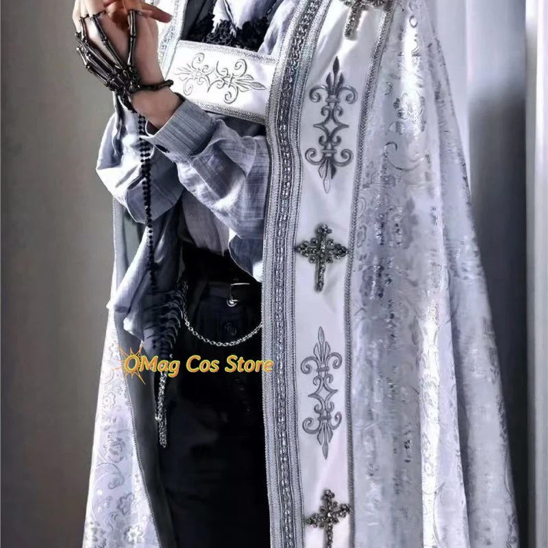 Cosplay de Anime para mujer, vestido largo Original Ouji Jirai kei Lolita, capa, trajes góticos, estilo Rococó, Reina Príncipe, Cosplay de Halloween Co