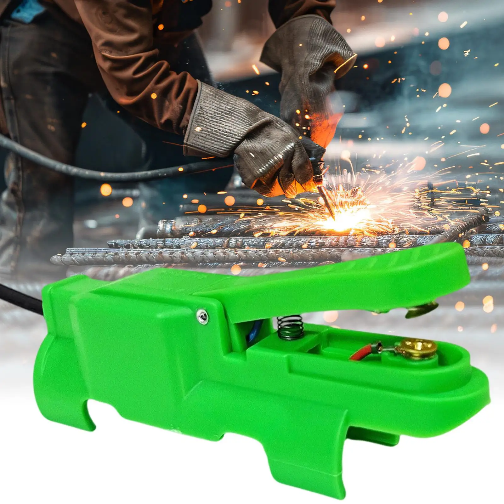 Welding Touch Finger Button Ergonomic Anti-Slip Precise On/Off Quick Release Replacement Welding Torch Button For Welder Metal