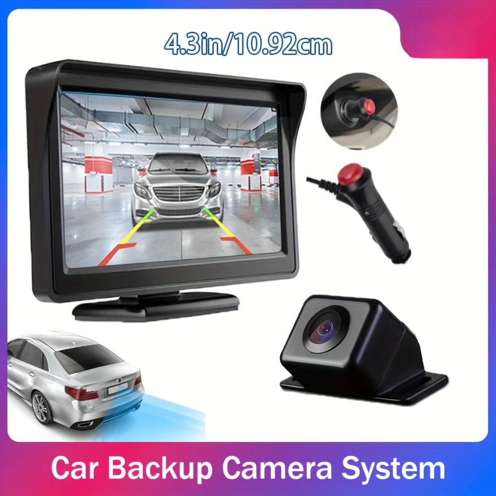Car Reversing Camera, Rear View Reversing Camera for Sedans, SUVs, RVs, Pickup Trucks - Easy to Install