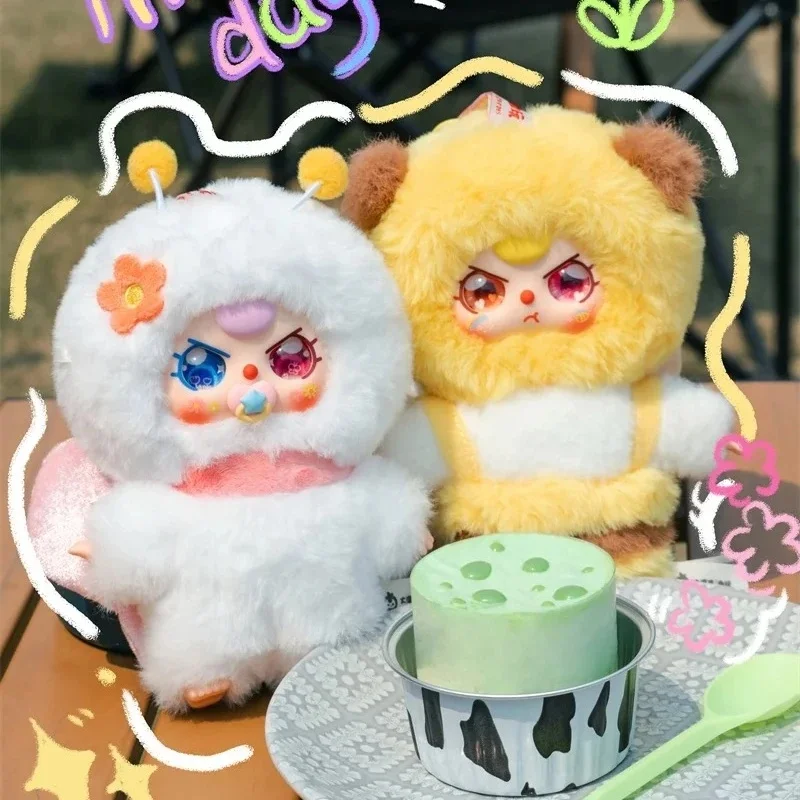 

In Stock Genuine Baby Three Where Is Spring Series Blind Box Cute Plush Vinyl Doll Decorate Model Children Mystery Box Toy Gift