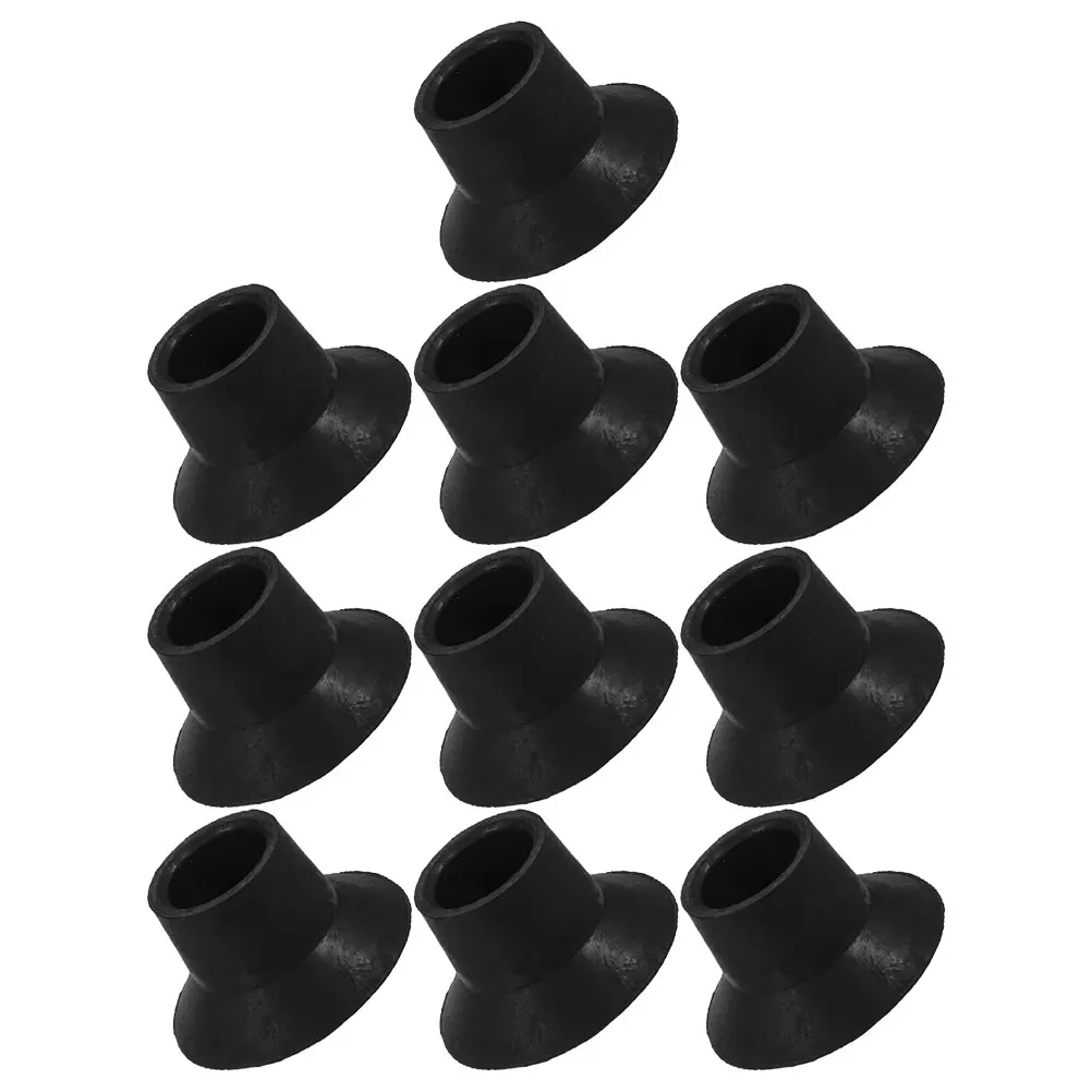 

10pcs Non slip Rubber Leg Caps Chair Feet Round Trampoline Foot Pad Cover Durable Sturdy Furniture Protection Anti scratch