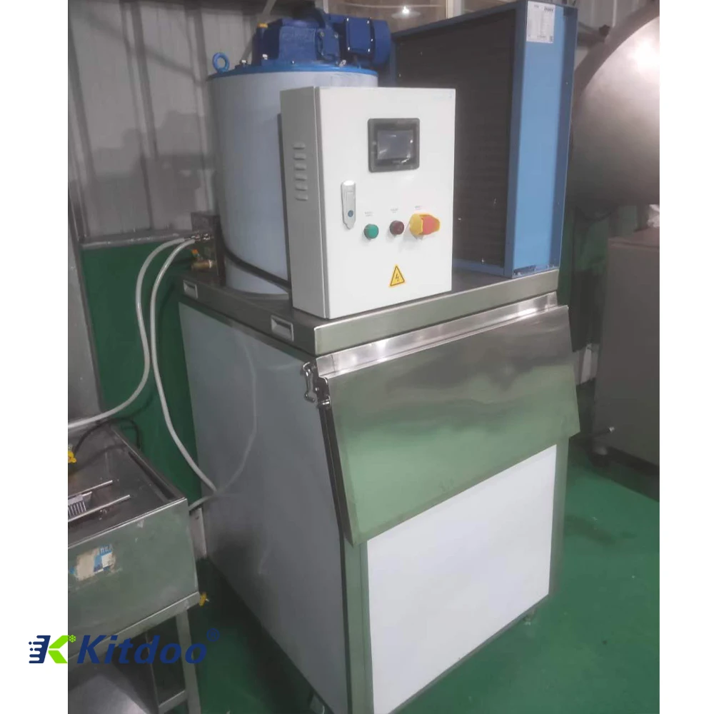 Catering Retail Commercial High Efficiency Ice Machine Automated Industrial Flake Ice Machine