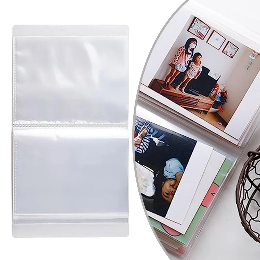 For Storing Photos Clear Photo Album Large Capacity Album Portable Photo Album Compact Design Long-lasting Use