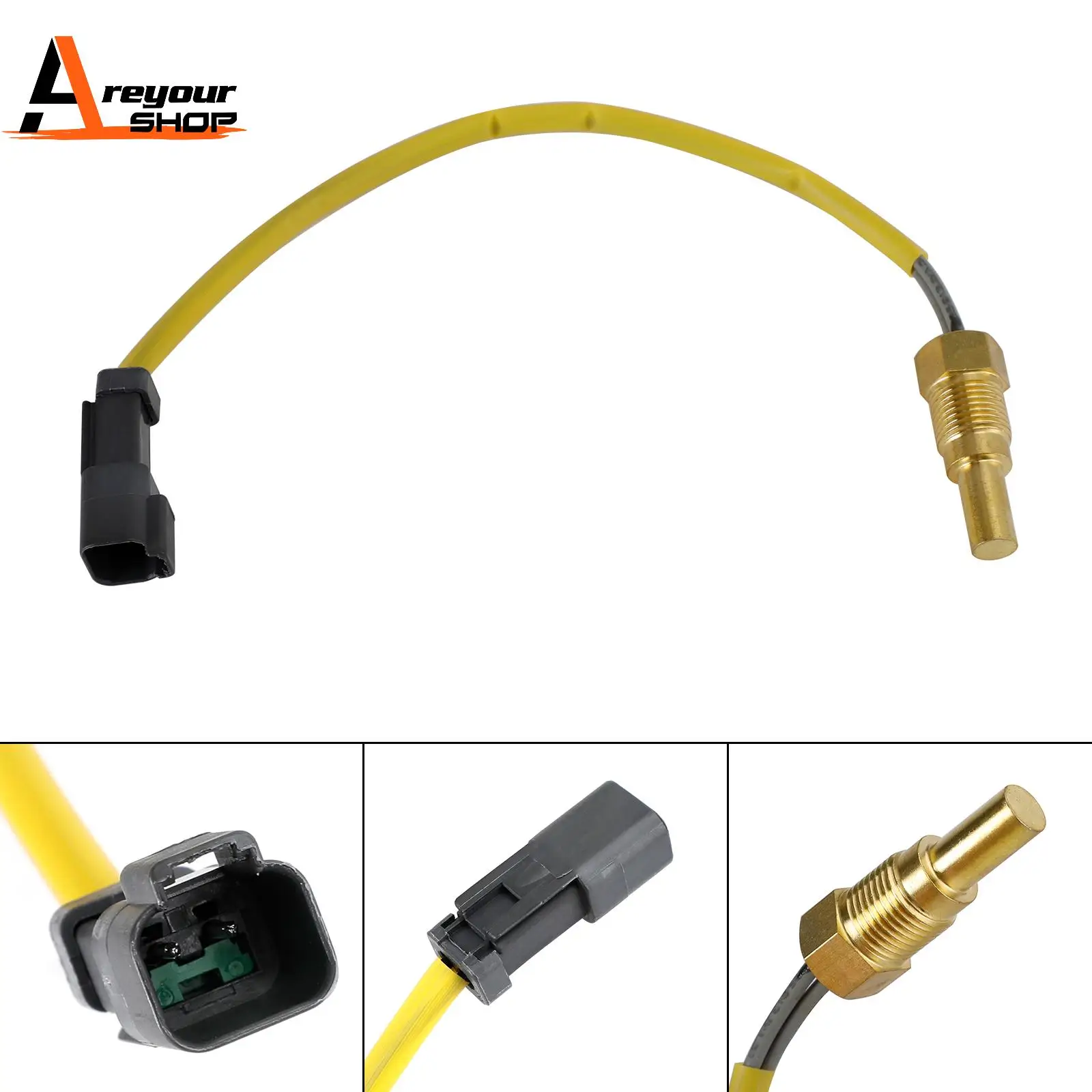 Areyourshop Water Temperature Sensor 7861-93-3320 for Komatsu Excavator PC200-7 PC300-8