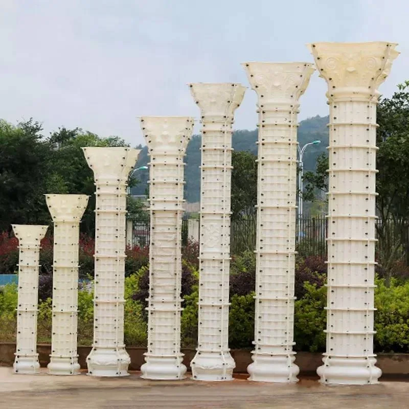 

20cm-50cm Diameter ABS Plastic Pillar Concrete Mold and Roman Column for Sale