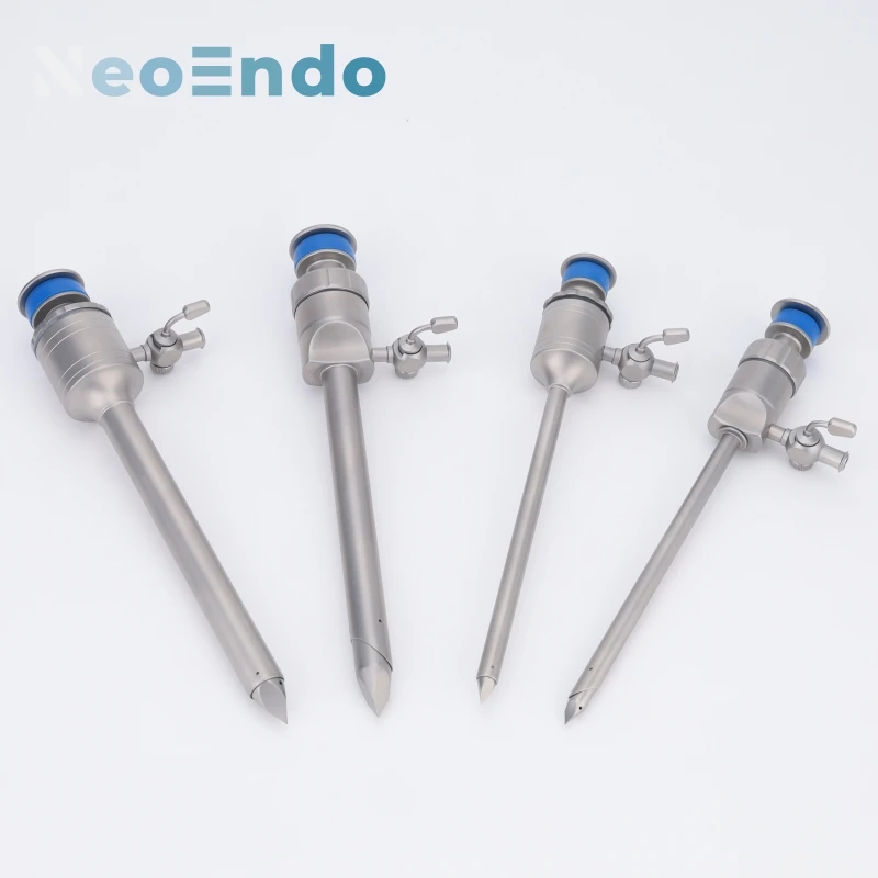 Laparoscopic Trocars Reusable Laparoscopy 5mm 10mm Trocars And Cannula Magnetic Cross Type