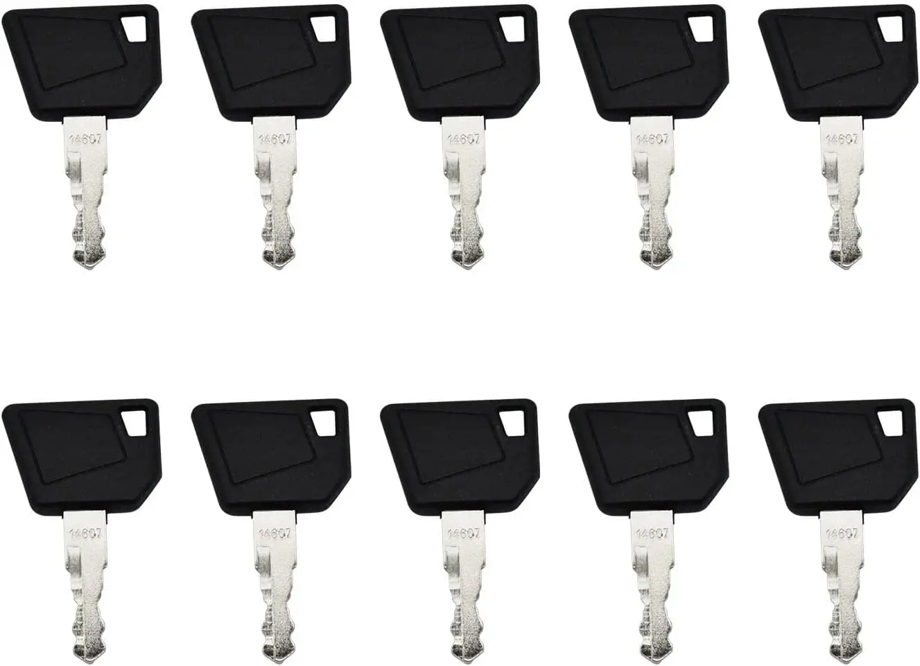 

10 шт. ключи зажигания 14607 14603 422455 для экскаватора Caterpillar 213 214 Compactor LG200 LG500 New Holland Экскаватор-погрузчик 555E