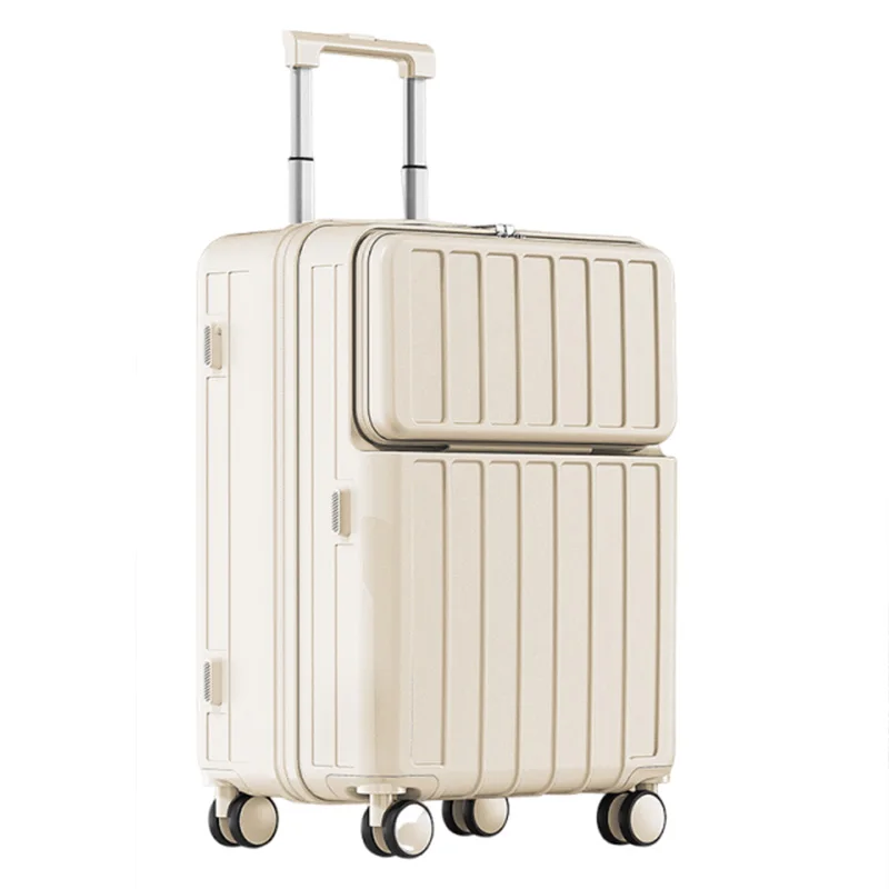

Travel Suitcase Front-Opening Luggage Carrier Business Lightweight 18-24 Inch Carry-On Suitcase Combination Lock Trolley Case