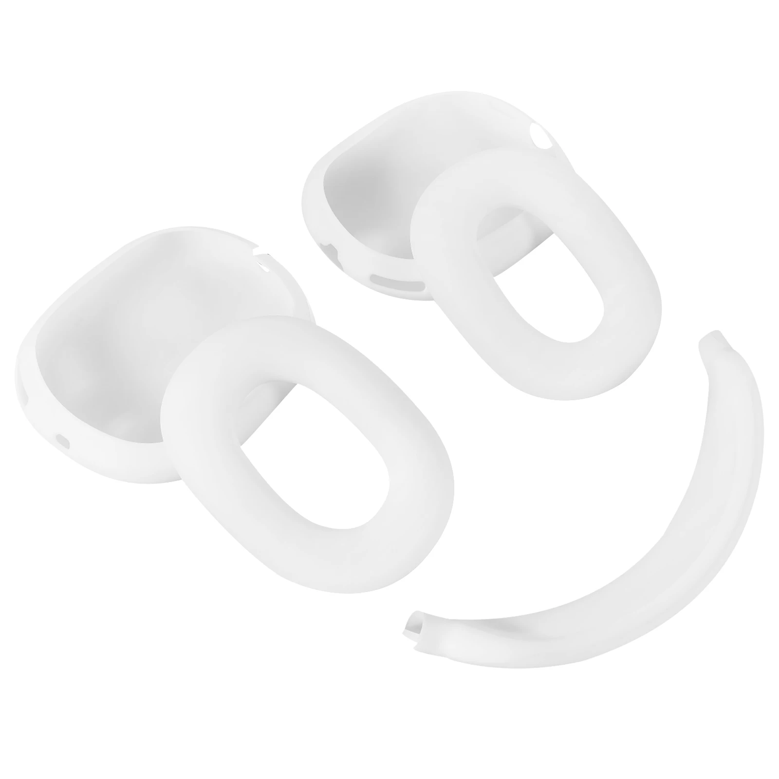 

1 set Headphone Covers Earphone Case Sleeve Bright Color Fashion TPU Material Protective Wireless Scratch Drop