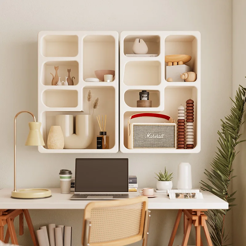 

Cream Wind Wall Shelf Living Room Shelf Wall Hanging