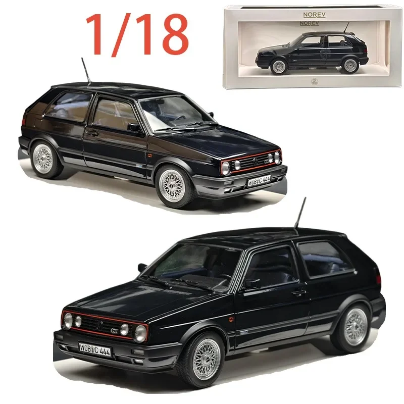 NOREV Diecast 1/18 Scale Volkswagen Alloy Car Model Volkswagen Golf GTI MK2 1991 Play Vehicles Toys Original Box Collection