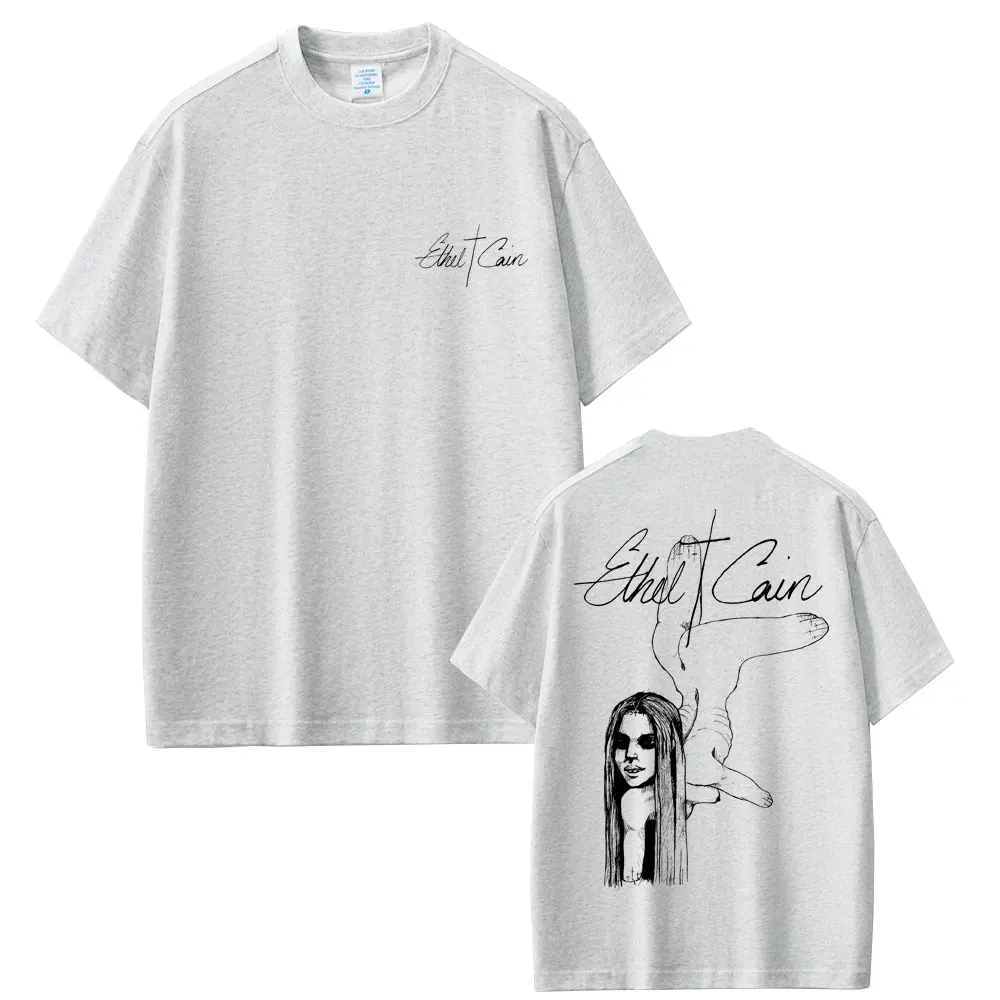 Ethel Cain Graphic T-shirt Men Women Vintage Gothic Short Sleeve T Shirts Unisex Cotton O-collar Oversized T-shirts Streetwear
