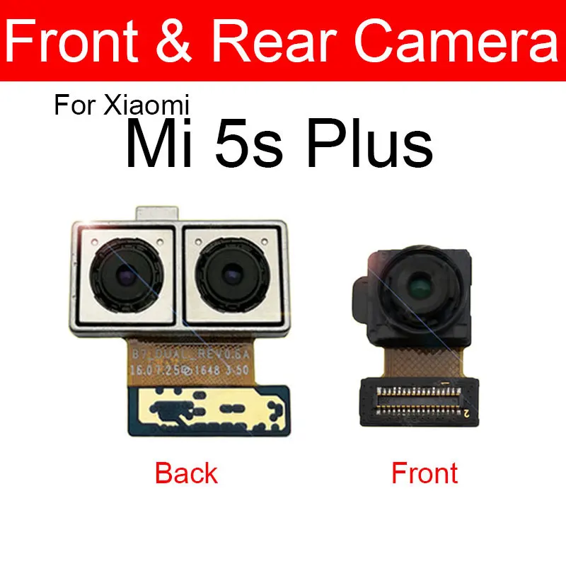 Rear & Front Camera Module For Xiaomi Mi 5 5c 5s 5X Plus 6 6X Facing Camera Back Main Camera Flex Cable Replacement Repair Parts